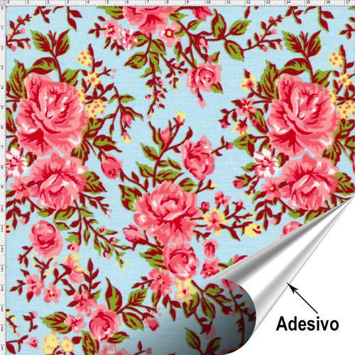 Tamanhos, Medidas e Dimensões do produto Tecido Adesivo para Patchwork - Flor 090 (45x70)