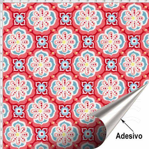 Tamanhos, Medidas e Dimensões do produto Tecido Adesivo para Patchwork - Flor e Frutos 097 (45x70)
