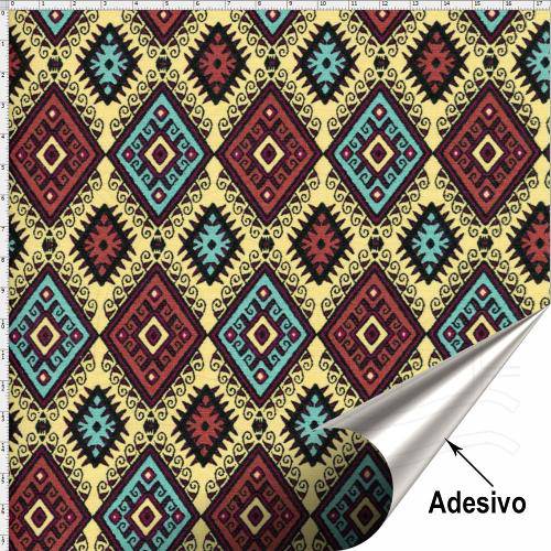 Tamanhos, Medidas e Dimensões do produto Tecido Adesivo para Patchwork - Los Andes 002 (45x70)