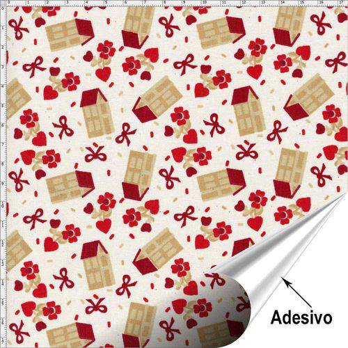 Tamanhos, Medidas e Dimensões do produto Tecido Adesivo para Patchwork - Natal 09 (45x70)