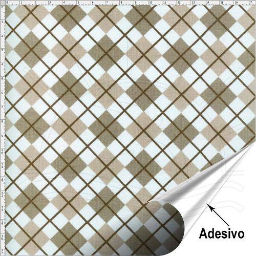 Tamanhos, Medidas e Dimensões do produto Tecido Adesivo para Patchwork - Xadrez 015 (45x70)