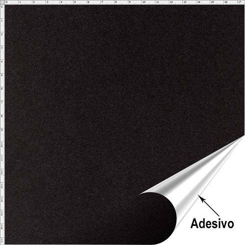 Tamanhos, Medidas e Dimensões do produto Tecido Adesivo Veludo para Patchwork - Preto (45x70)