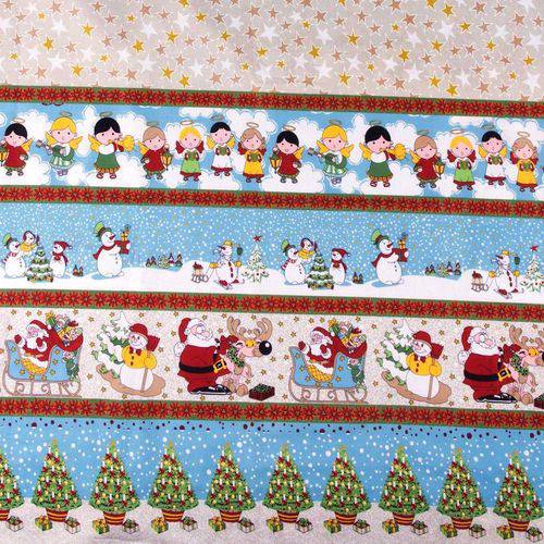 Tamanhos, Medidas e Dimensões do produto Tecido Especial Natal Jingle Bells 50x140cm