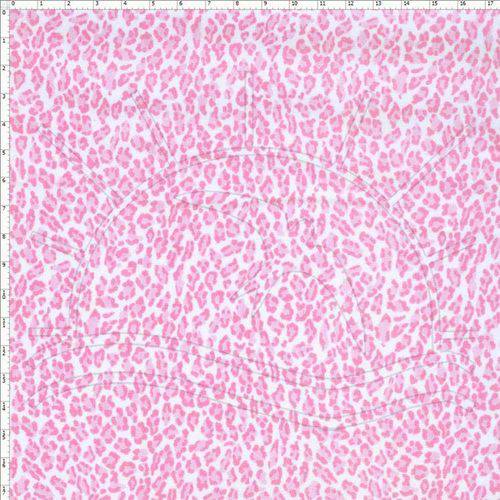 Tamanhos, Medidas e Dimensões do produto Tecido Estampado para Patchwork - 02130 Pele Mini Onça Rosa Cor 03 (0,50x1,40)