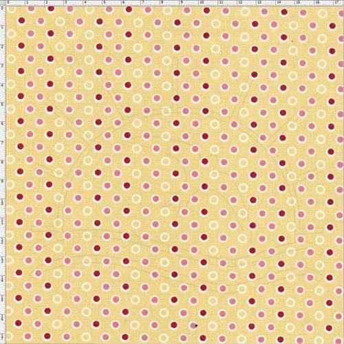 Tamanhos, Medidas e Dimensões do produto Tecido Estampado para Patchwork - Anita Catita Poás Graciosos Multicolor Mel (0,50x1,40)