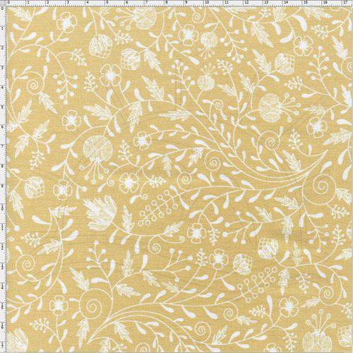 Tamanhos, Medidas e Dimensões do produto Tecido Estampado para Patchwork - Arte Floral Verão Cor 21420 (0,50x1,40)