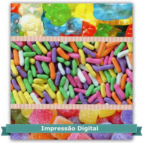 Tamanhos, Medidas e Dimensões do produto Tecido Estampado para Patchwork - Candy 332429 Cor 0050 (0,50x1,40)