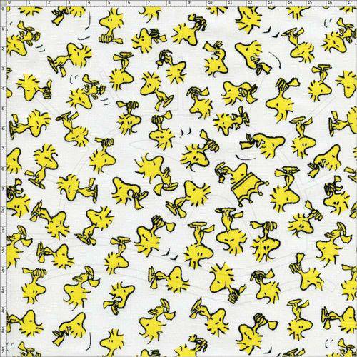 Tamanhos, Medidas e Dimensões do produto Tecido Estampado para Patchwork - Coleção Snoopy com Woodstock Cor 02 (0,50x1,40)