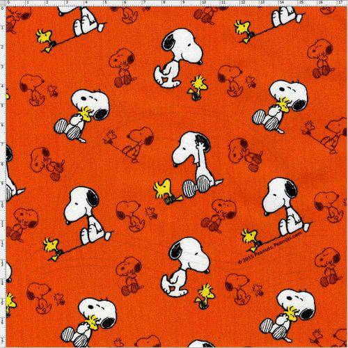 Tamanhos, Medidas e Dimensões do produto Tecido Estampado para Patchwork - Coleção Snoopy com Woodstock Cor 01 (0,50x1,40)