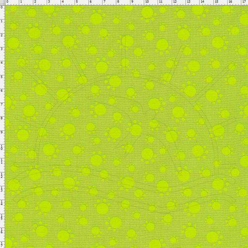 Tamanhos, Medidas e Dimensões do produto Tecido Estampado para Patchwork - Db097 Pan Prints - Green C03 (0,50x1,40)
