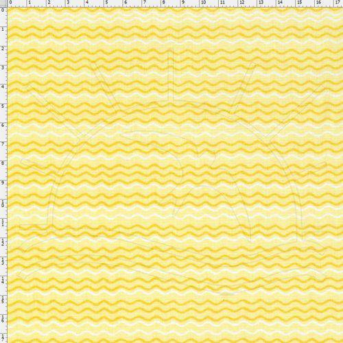 Tamanhos, Medidas e Dimensões do produto Tecido Estampado para Patchwork - Db110 Tonal Waves - Yellow C06 (0,50x1,40)