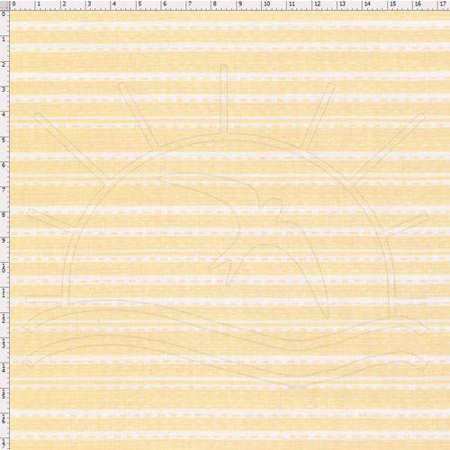 Tamanhos, Medidas e Dimensões do produto Tecido Estampado para Patchwork - Db117 Stitched Texture Beige Cor 02 (0,50x1,40)