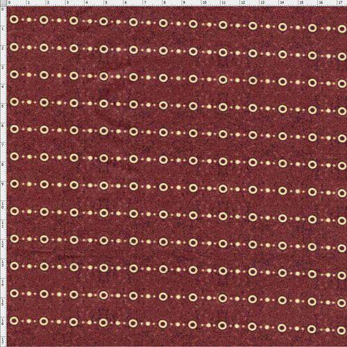 Tamanhos, Medidas e Dimensões do produto Tecido Estampado para Patchwork - Digital Listras Poá Vinho (0,50x1,40)