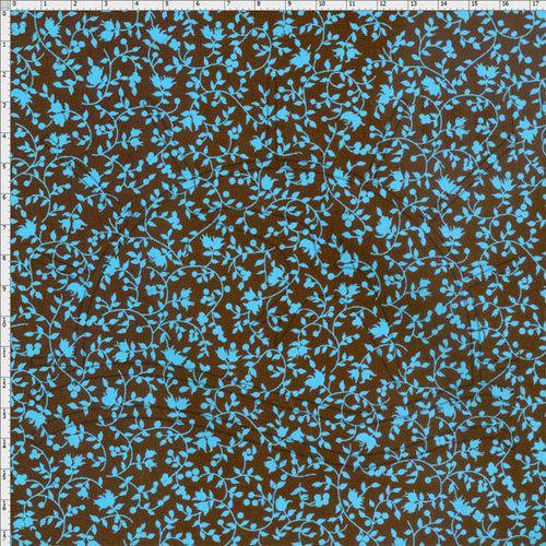 Tamanhos, Medidas e Dimensões do produto Tecido Estampado para Patchwork - Floral Negativo Positivo 15 (0,50x1,40)