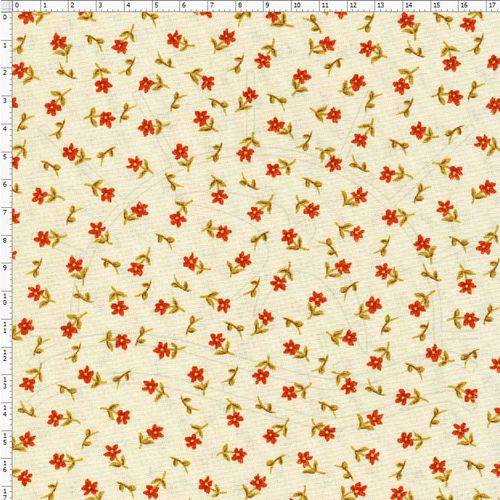 Tamanhos, Medidas e Dimensões do produto Tecido Estampado para Patchwork - Mini Floral Cor 02 51093 (0,50x1,40)