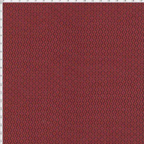 Tamanhos, Medidas e Dimensões do produto Tecido Estampado para Patchwork - Nilo Vinho 22285/03 (0,50x1,40)