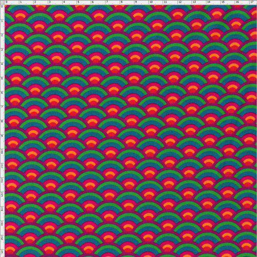 Tamanhos, Medidas e Dimensões do produto Tecido Estampado para Patchwork - Renata Blanco Delur (0,50x1,40)