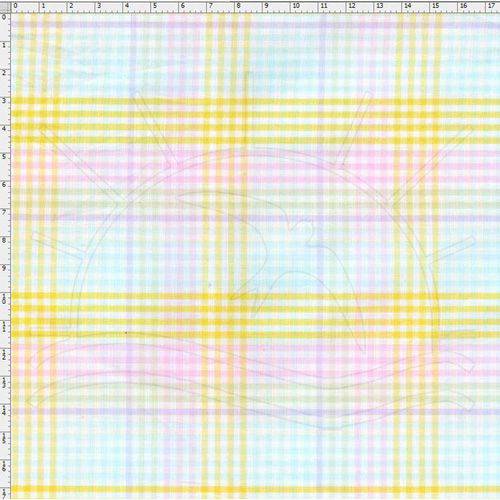 Tamanhos, Medidas e Dimensões do produto Tecido Fio Tinto para Patchwork - Vichy Cor 16017 (0,50x1,40)