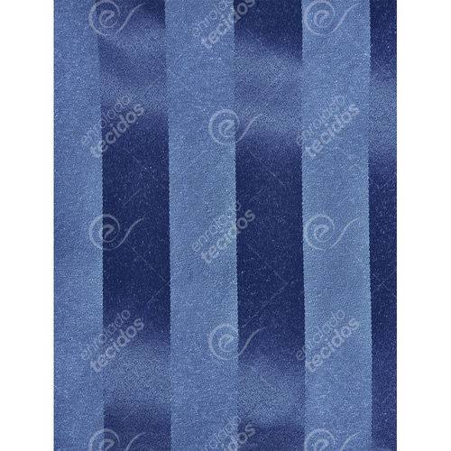 Tamanhos, Medidas e Dimensões do produto Tecido Jacquard Azul Escuro Listrado Tradicional - 2,80m de Largura