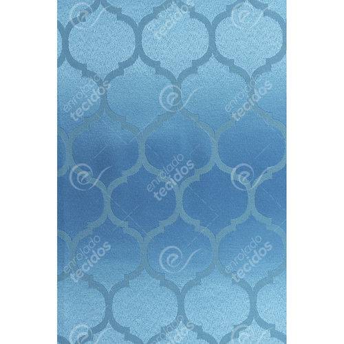 Tamanhos, Medidas e Dimensões do produto Tecido Jacquard Azul Frozen Geométrico Tradicional - 2,80m de Largura