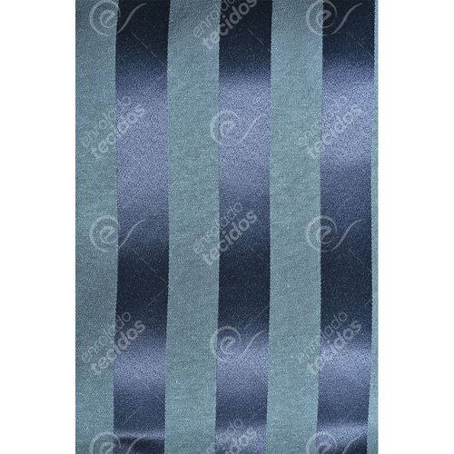 Tamanhos, Medidas e Dimensões do produto Tecido Jacquard Azul Marinho e Turquesa Listrado Tradicional - 2,80m de Largura