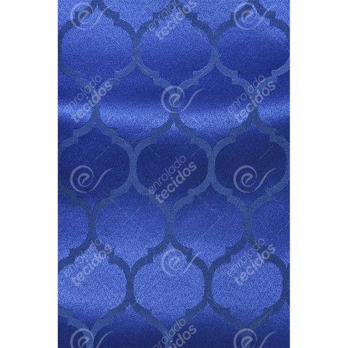 Tamanhos, Medidas e Dimensões do produto Tecido Jacquard Azul Royal Geométrico Tradicional - 2,80m de Largura