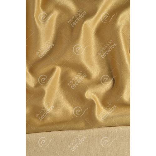 Tamanhos, Medidas e Dimensões do produto Tecido Jacquard Dourado Liso Tradicional - 2,80m de Largura