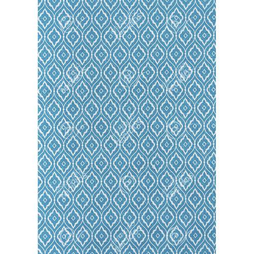Tamanhos, Medidas e Dimensões do produto Tecido Jacquard Estampado Arabesco Azul Turquesa - 1,40m de Largura
