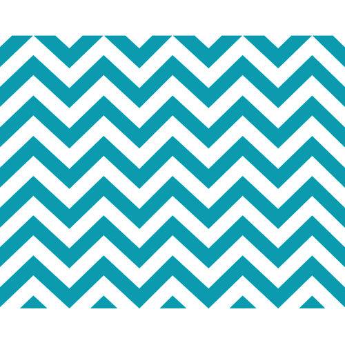 Tamanhos, Medidas e Dimensões do produto Tecido Jacquard Estampado Chevron Azul Tiffany - 2,80m de Largura (desenho Sentido Largura)