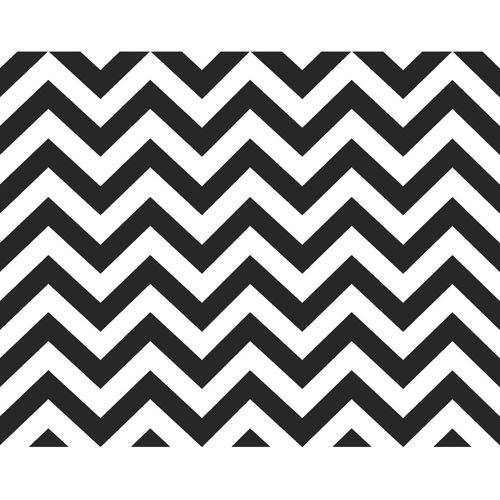 Tamanhos, Medidas e Dimensões do produto Tecido Jacquard Estampado Chevron Preto - 2,80m de Largura (desenho Sentido Largura)