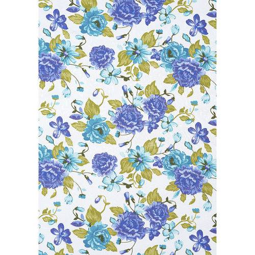 Tamanhos, Medidas e Dimensões do produto Tecido Jacquard Estampado Floral Violeta - 1,40m de Largura