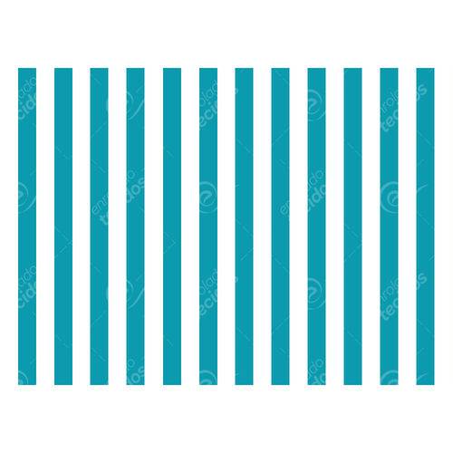 Tamanhos, Medidas e Dimensões do produto Tecido Jacquard Estampado Listrado Azul Tiffany - 2,80m de Largura (desenho Sentido Largura)