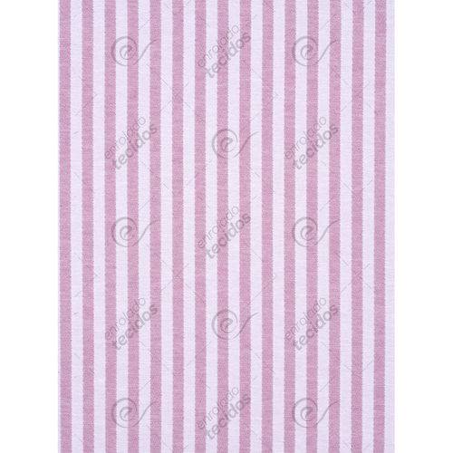 Tamanhos, Medidas e Dimensões do produto Tecido Jacquard Rosa e Branco Listrado Estreito Fio Tinto - 2,80m de Largura