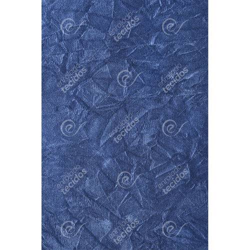Tamanhos, Medidas e Dimensões do produto Tecido Suede Amassado Azul - 1,40m de Largura