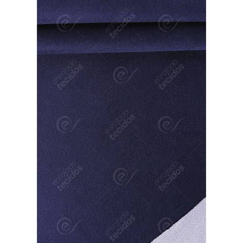 Tamanhos, Medidas e Dimensões do produto Tecido Suede Veludo Azul Marinho New Velu - 1,40m de Largura