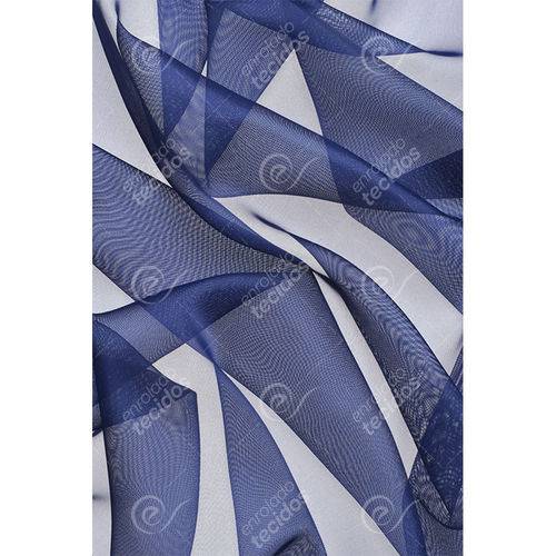 Tamanhos, Medidas e Dimensões do produto Tecido Voil Azul Marinho - 3,00m de Largura