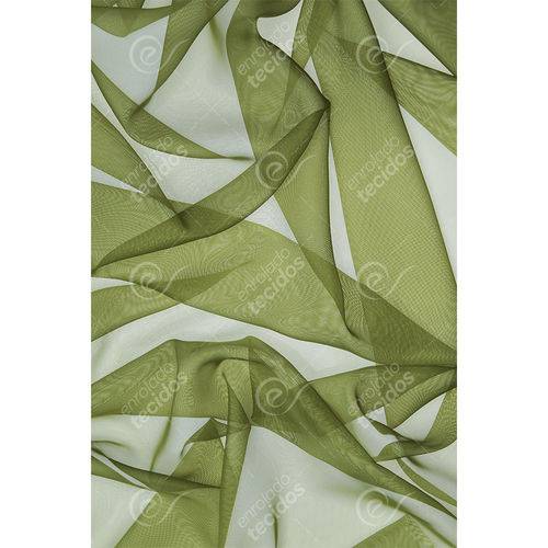 Tamanhos, Medidas e Dimensões do produto Tecido Voil Verde Musgo - 3,00m de Largura