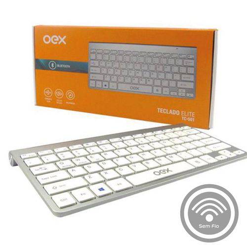 Tamanhos, Medidas e Dimensões do produto Teclado Bluetooth Oex Elite TC501 para PC Mac Tablet