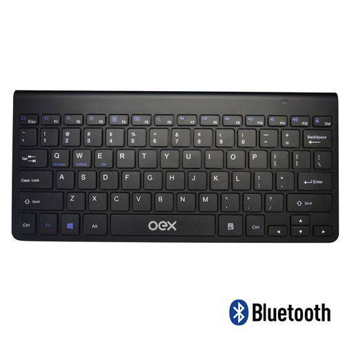 Tamanhos, Medidas e Dimensões do produto Teclado Bluetooth Oex Elite TC501 Preto para PC Mac Tablet