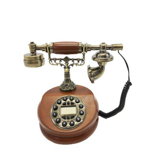 Tamanhos, Medidas e Dimensões do produto Telefone Antigo Europeu Retro com Fio