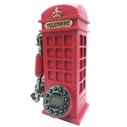 Tamanhos, Medidas e Dimensões do produto Telefone Cabine de Londrês Retro