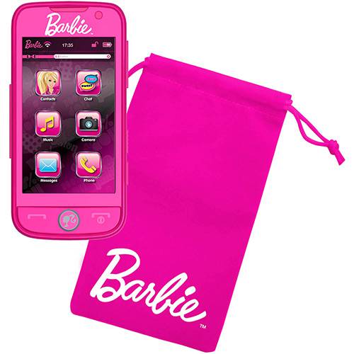 Tamanhos, Medidas e Dimensões do produto Telefone Celular da Barbie Intek Rosa