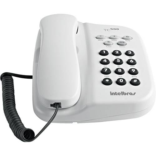Tamanhos, Medidas e Dimensões do produto Telefone com Fio TC 500 Branco - Intelbras