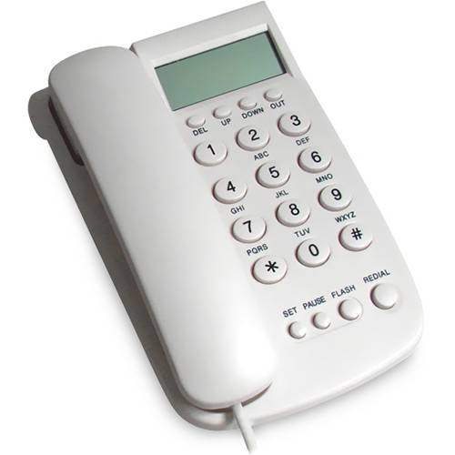 Tamanhos, Medidas e Dimensões do produto Telefone Company ID Branco - Multitoc