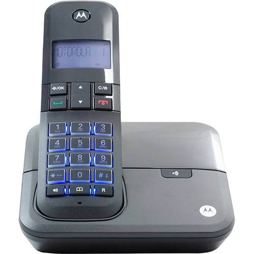 Tamanhos, Medidas e Dimensões do produto Telefone Digital Sem Fio Moto 4000 com Identificador de Chamadas - Motorola