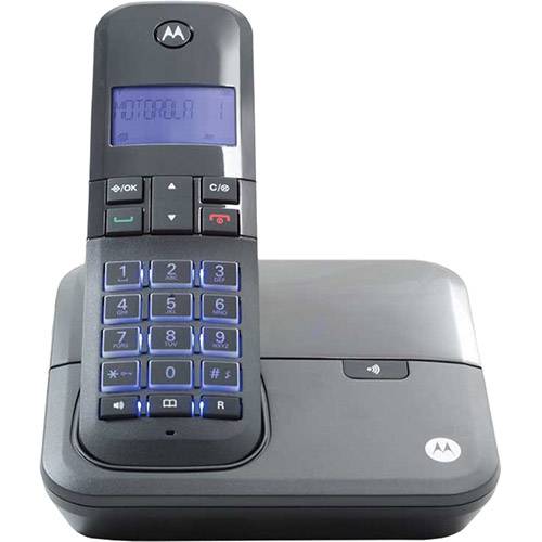 Tamanhos, Medidas e Dimensões do produto Telefone Digital Sem Fio Moto 4000MRD2 com Identificador de Chamadas + 1 Ramal - Motorola