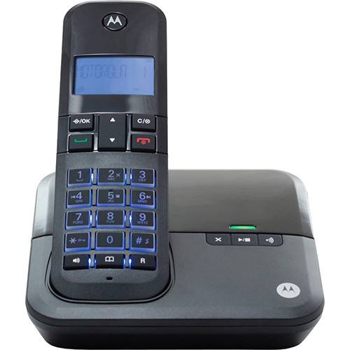 Tamanhos, Medidas e Dimensões do produto Telefone Digital Sem Fio Moto 4000SE com Identificador de Chamadas - Motorola