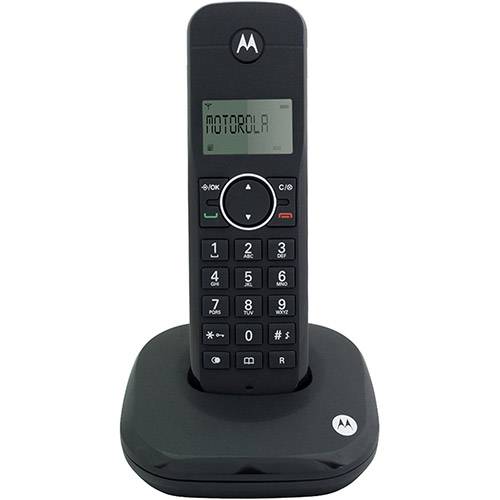 Tamanhos, Medidas e Dimensões do produto Telefone Digital Sem Fio Moto 500ID com Identificador de Chamadas - Motorola