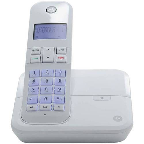 Tamanhos, Medidas e Dimensões do produto Telefone Sem Fio Digital Motorola Moto 4000W DECT com Identificador de Chamadas Viva-Voz