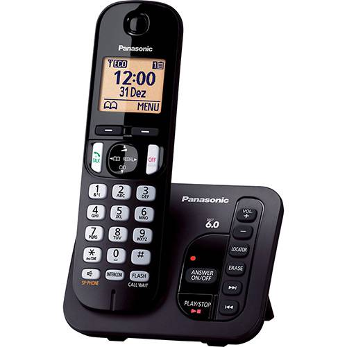 Tamanhos, Medidas e Dimensões do produto Telefone Sem Fio Digital Panasonic KX-TGC220LBB com Secretária Eletrônica